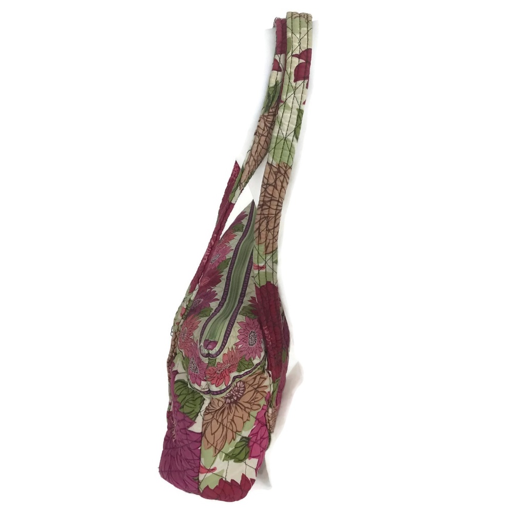 Vera Bradley Dahlia Pink Red Floral Shoulderbag - Picture 2 of 4